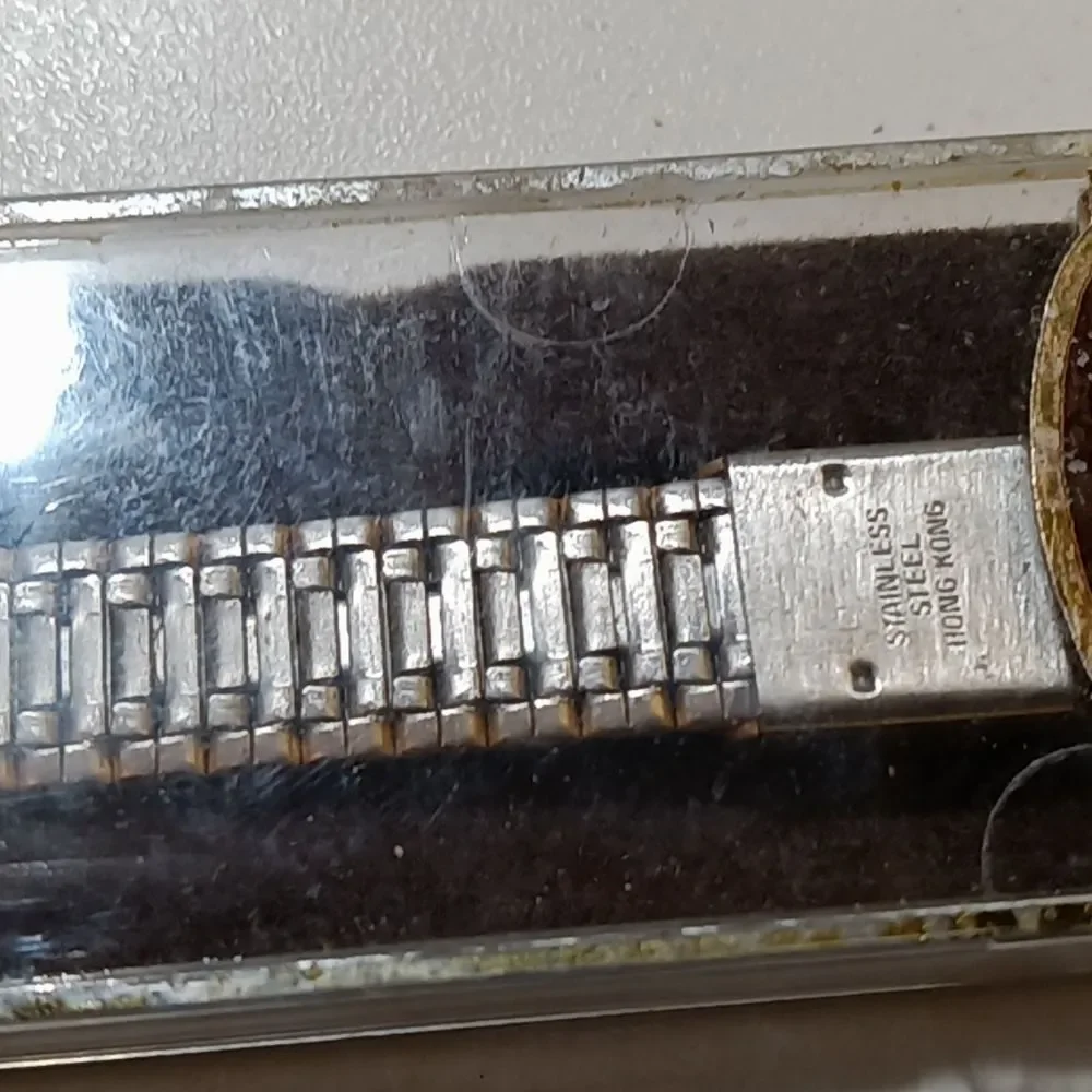 Vintage Vogueflex Stainless Steel Large Wrist Watchband